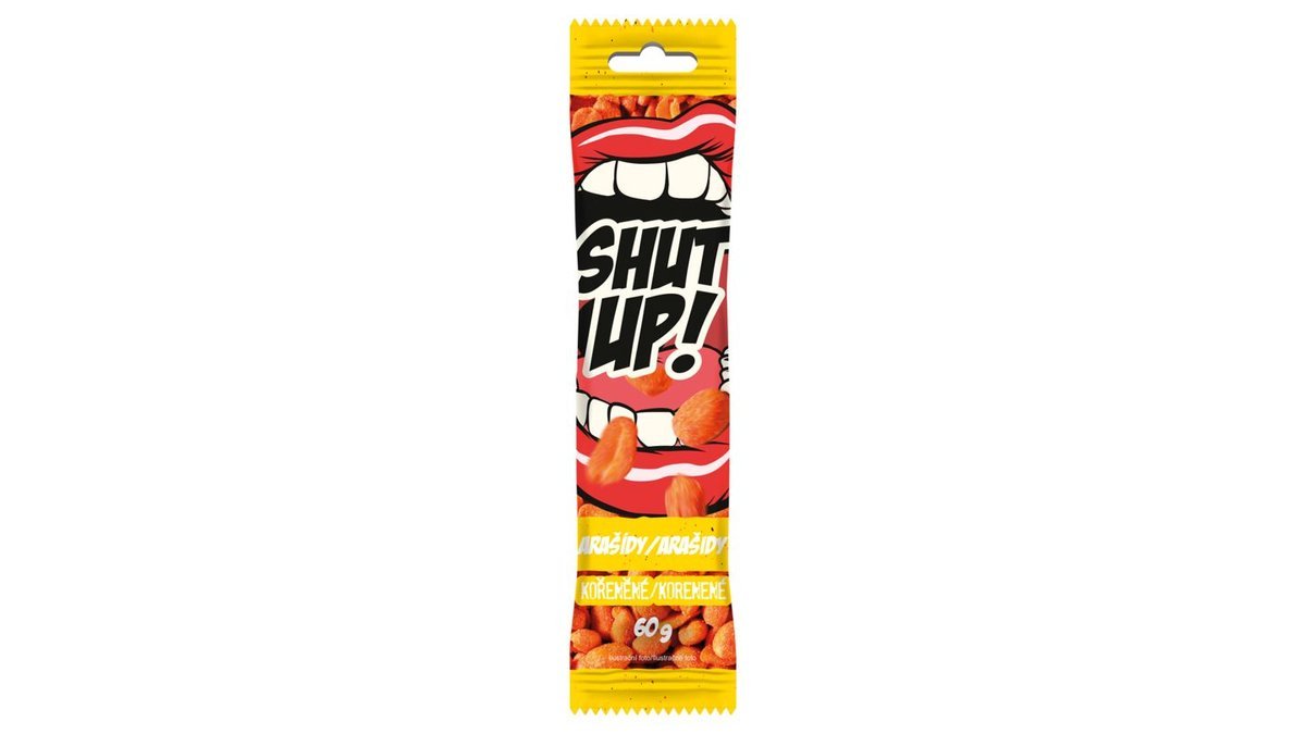 IBK ARAŠÍDY KOŘENĚNÉ 60g SHUT UP