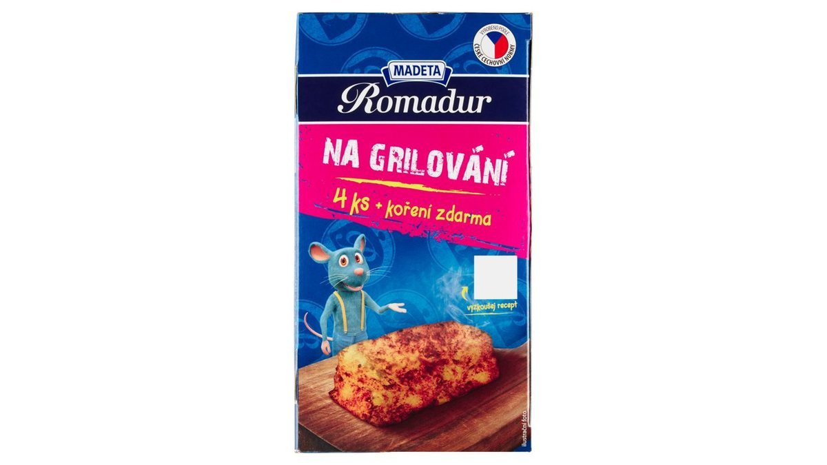 Madeta Romadur na grilování 4 x 100g (400g)