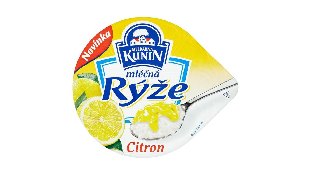 Mlékárna Kunín Mléčná rýže citronová 150g