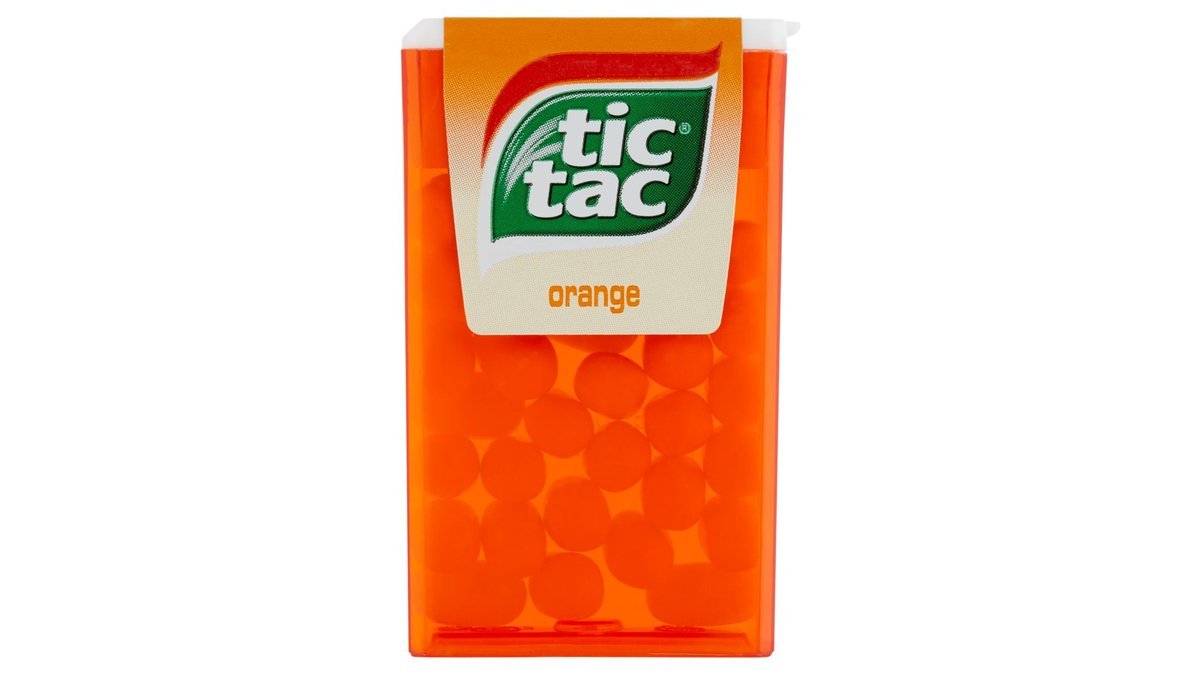 Tic Tac Dropsy s pomerančovou příchutí 16g