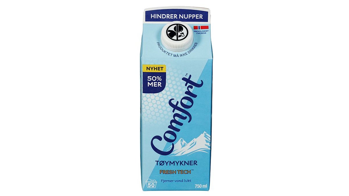 Comfort Tøymykner Fresh Tech, 750 ml