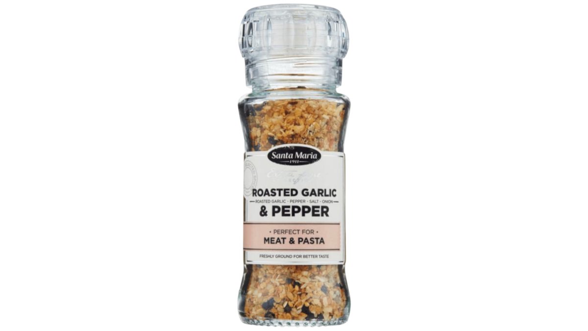 Santa Maria Garlic & Pepper M/kvern, 80 g