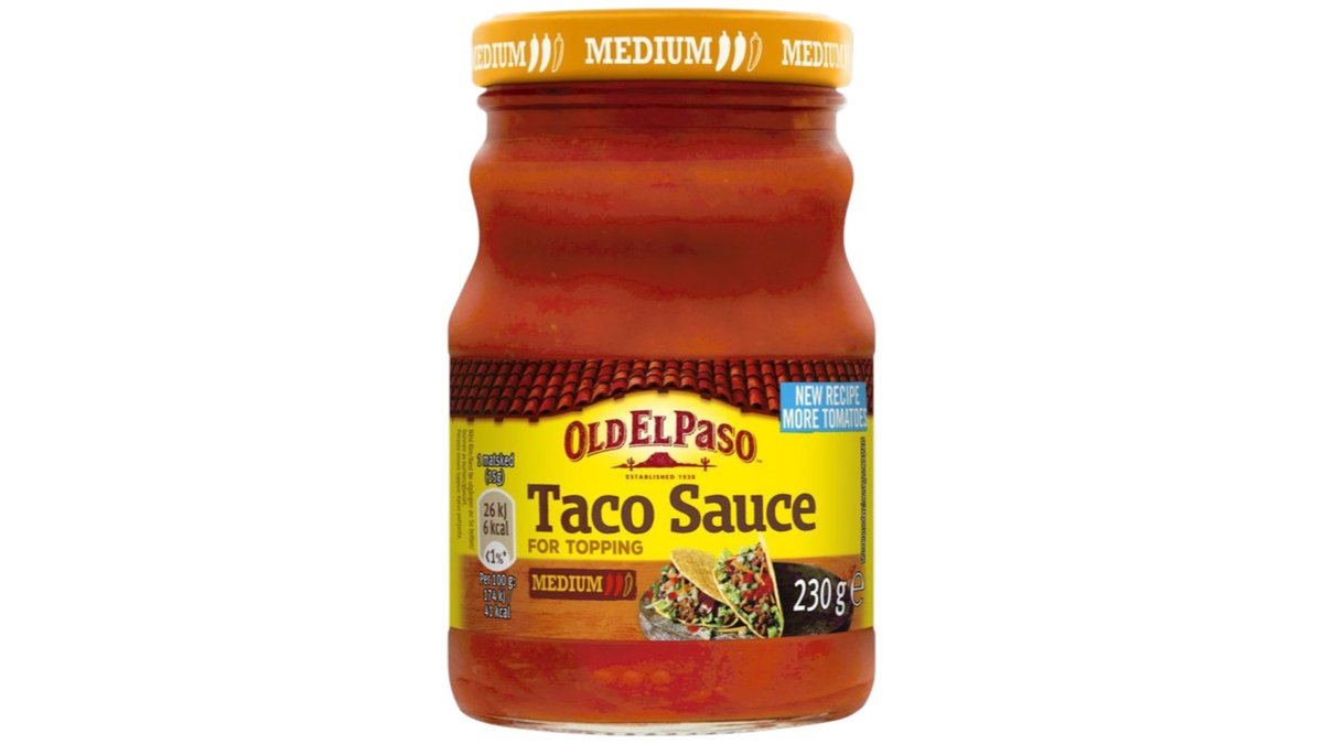 Old El Paso Taco Sauce Medium, 230 g
