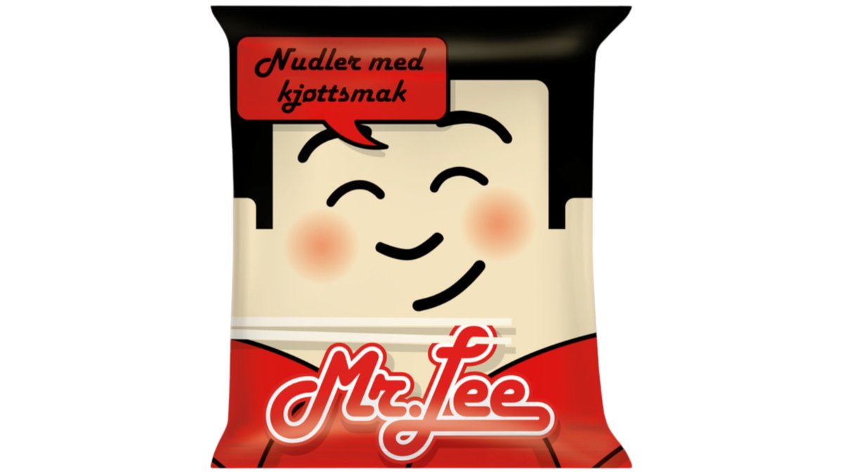 Mr.Lee Nudler Kjøttsmak, 85 g