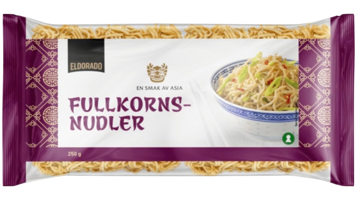 Eldorado Fullkornsnudler, 250 g
