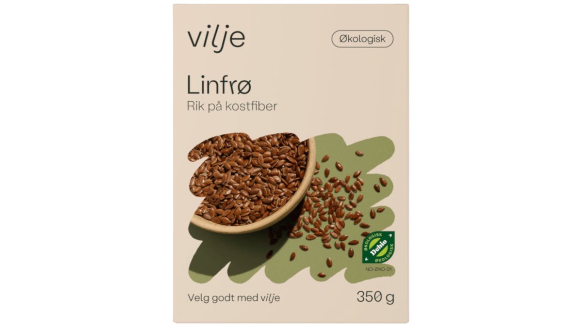 Vilje Linfrø ØKO, 350 g