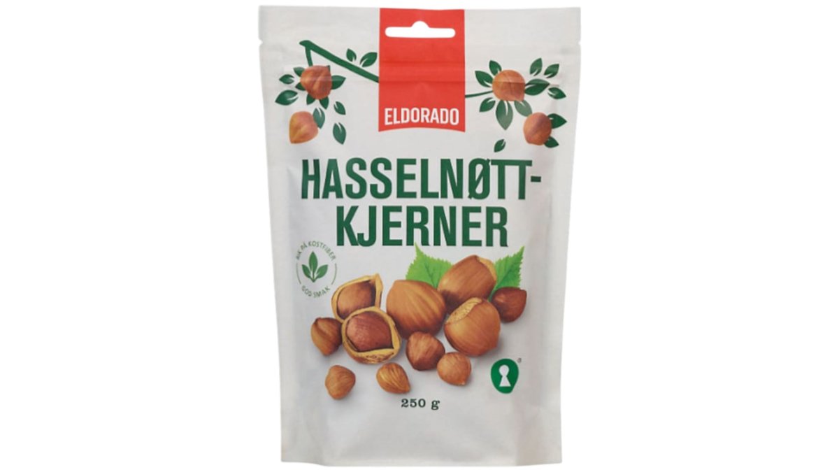 Eldorado Hasselnøttkjerner, 250 g