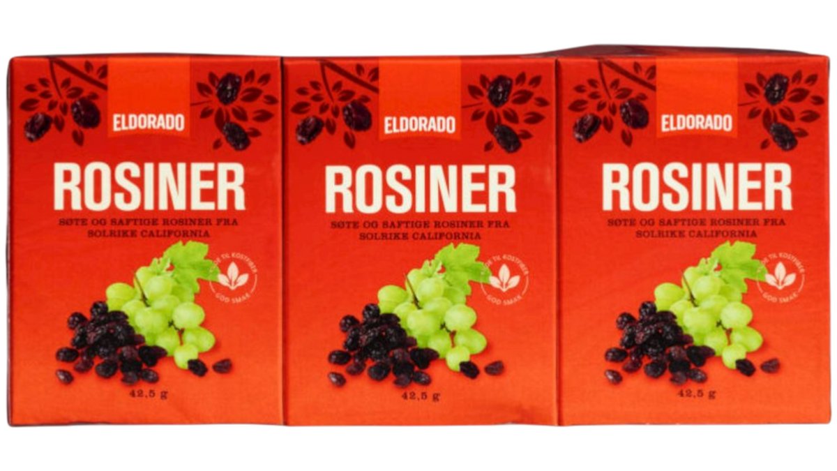 Eldorado Rosiner, 6x42 g