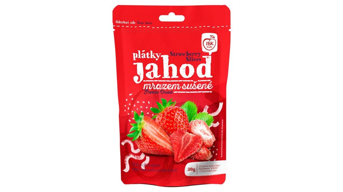 IBK Trade Jahody mrazem sušené plátky 30g