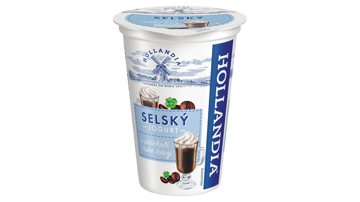 Hollandia Selský jogurt s příchutí irské kávy s kulturou BiFi 200g