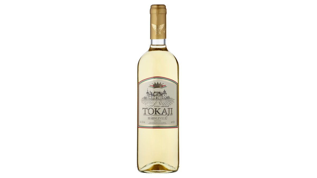 Tokaji Hárslevelű polosladké bílé víno 0,75l