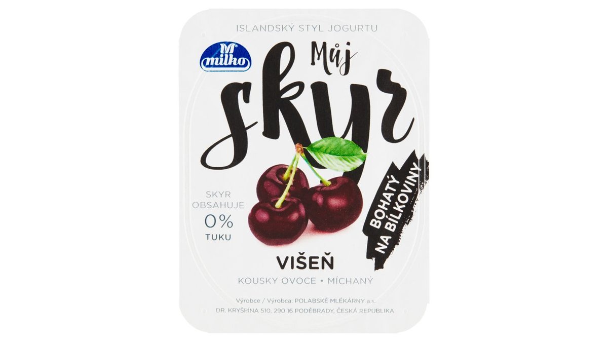Milko Můj Skyr višeň/ostružina 130g