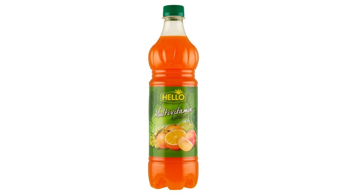 Hello Multivitamin s příchutí ovoce 0,7l