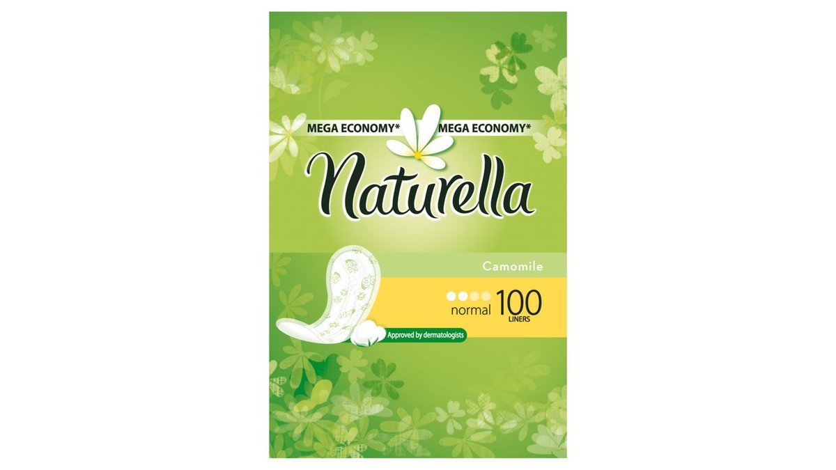 Naturella Normal Camomile Slipové Vložky 100×