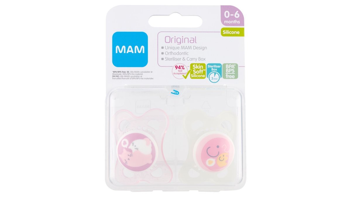 Sutter original Silikone 0-6m, MAM