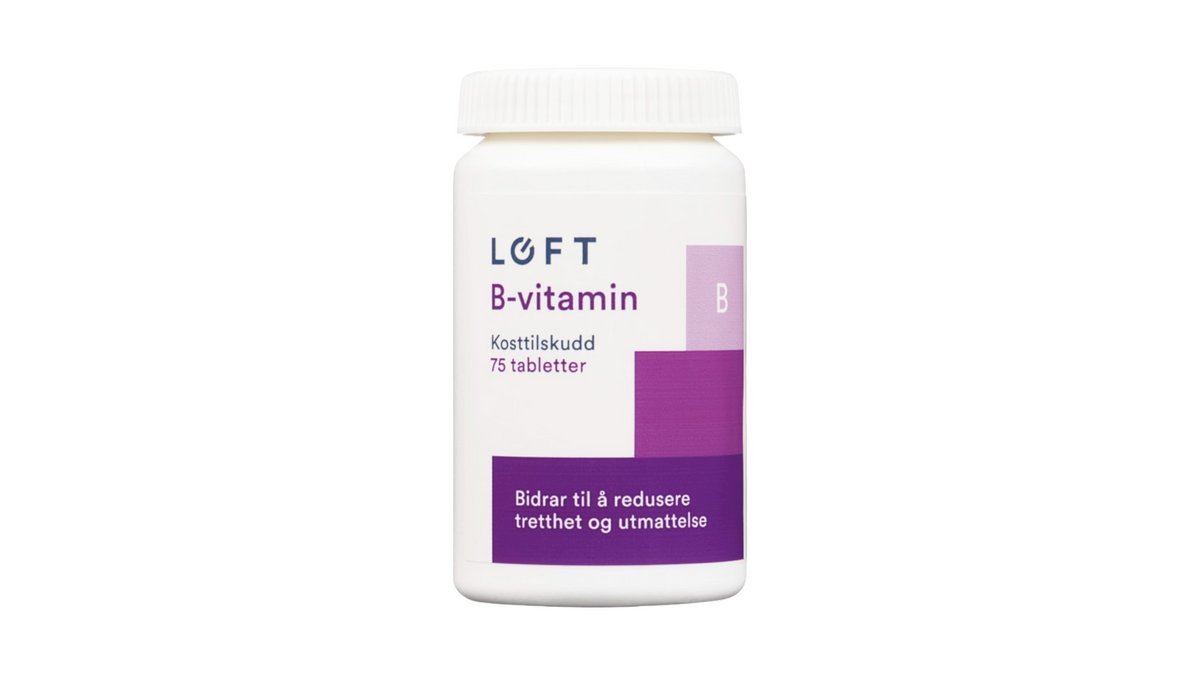 Løft Vitamin B Svelgetablett, 75 stk