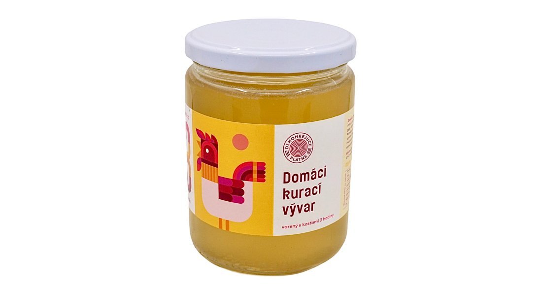 Domáci kurací vývar, 450 ml