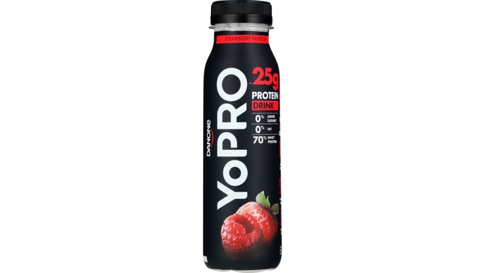 Proteindrik m. jordbær & hindbær, YoPro