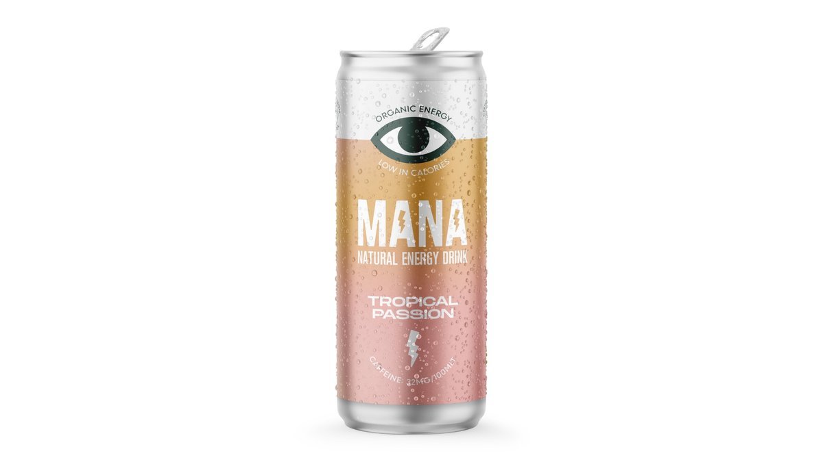 Energidrik tropical passion øko. Mana 250 ml