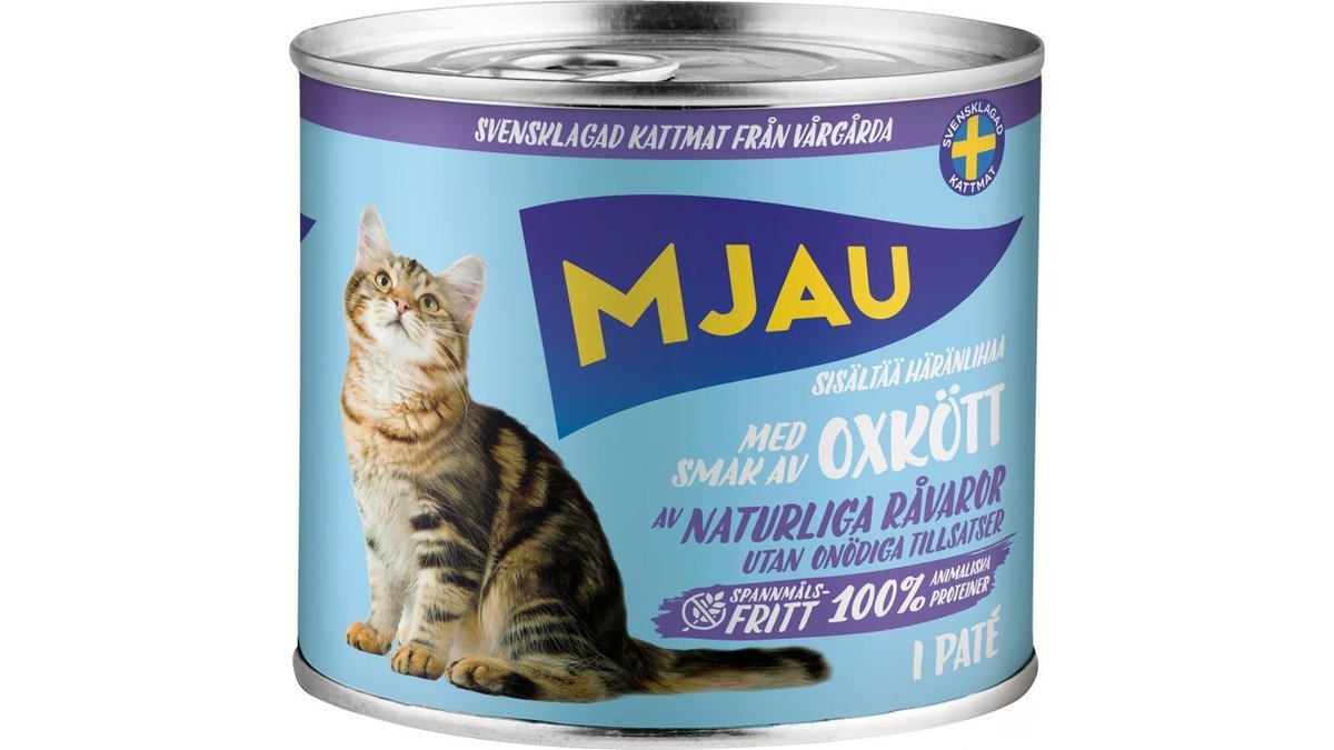 Mjau Kattmat Oxkött, 635 g