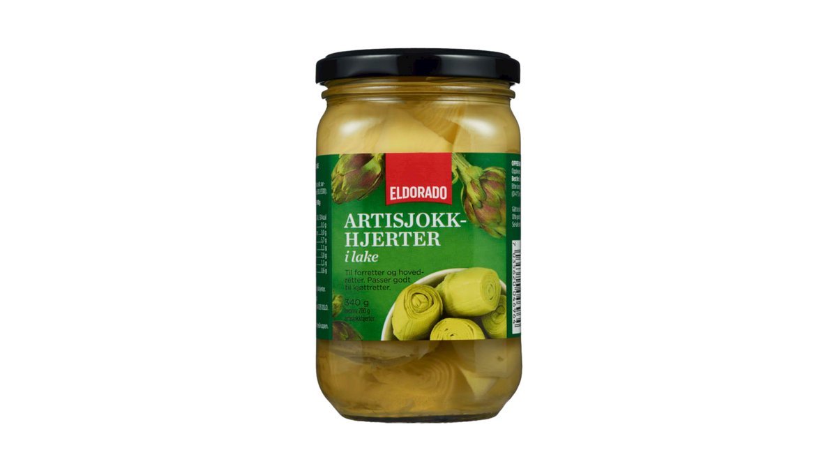 Eldorado Artisjokkhjerter i Lake, 340 g