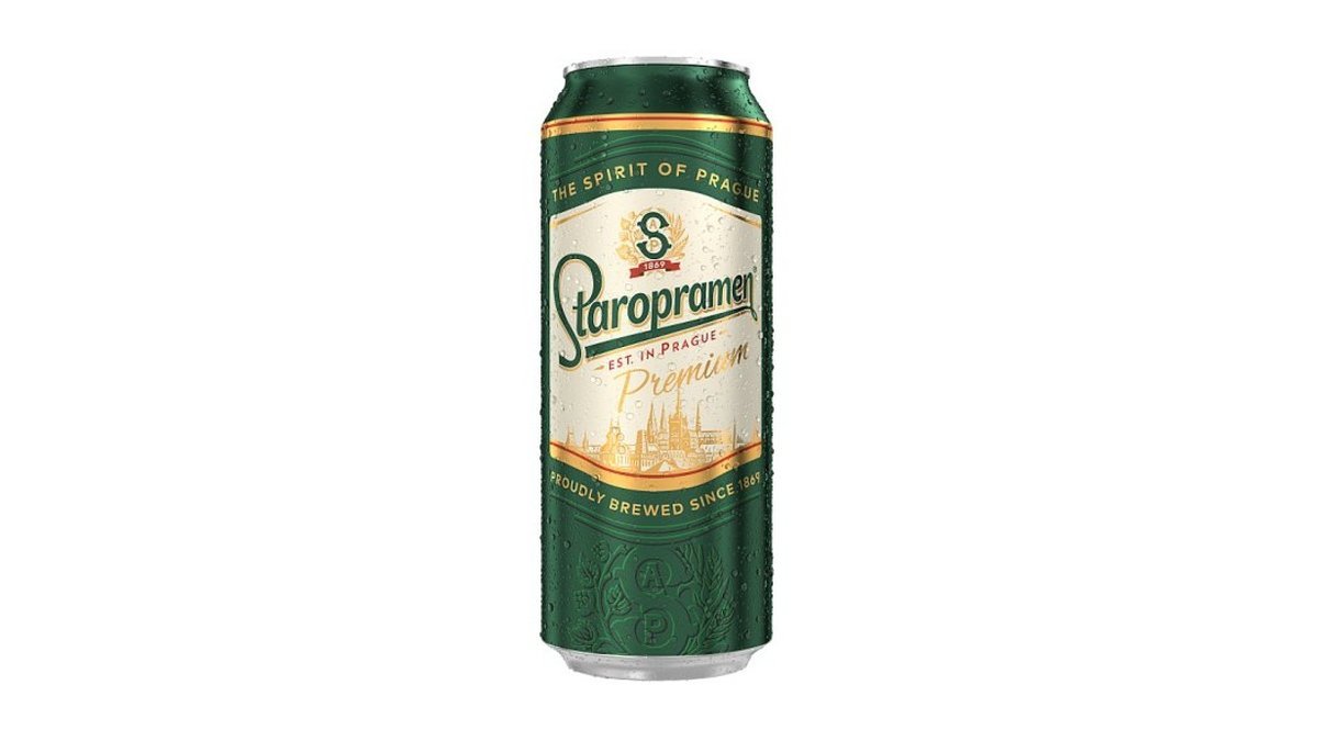 Staropramen Premium 12°, svetlý ležiak, 0,5 l
