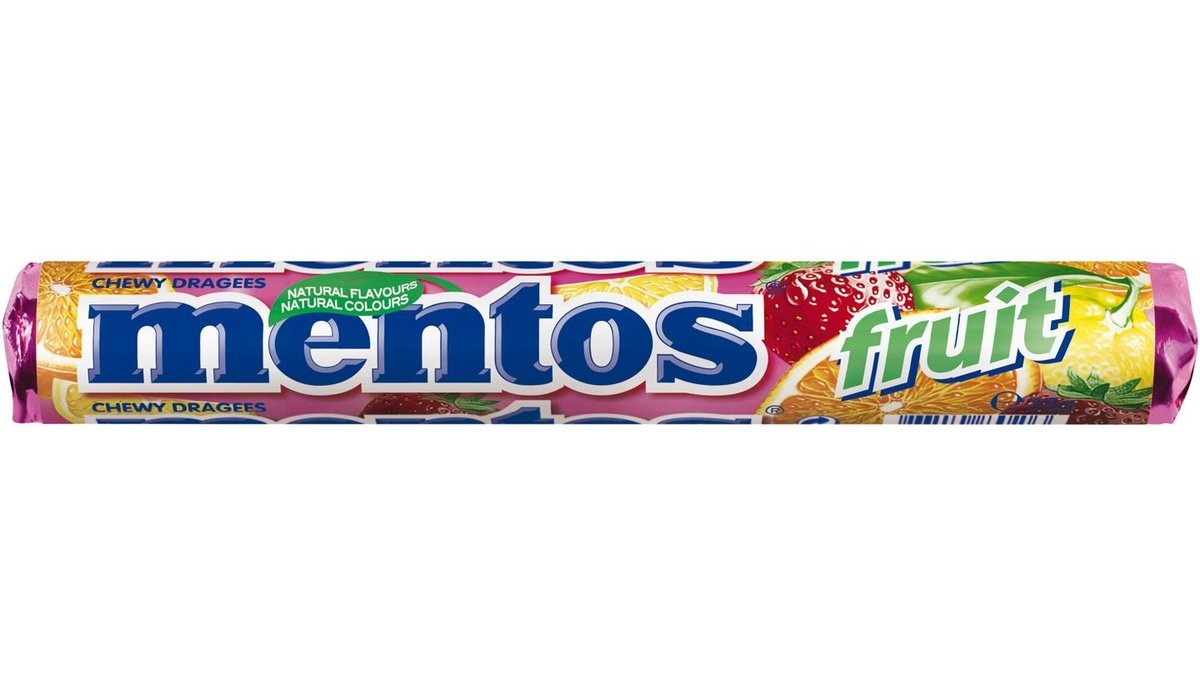 Mentos Fruit pastilli 38g
