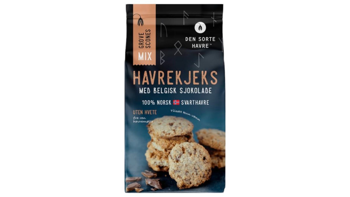 Den Sorte Havre Havrecookies Bakemiks, 300 g