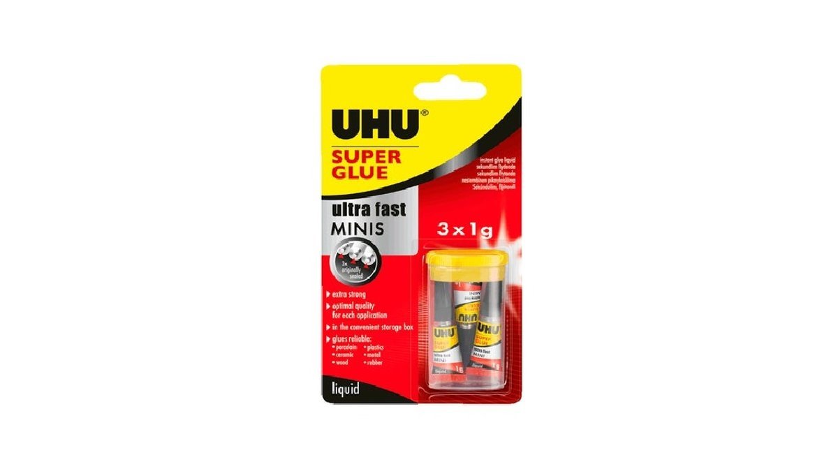 Uhu pikaliima 3 x 1g