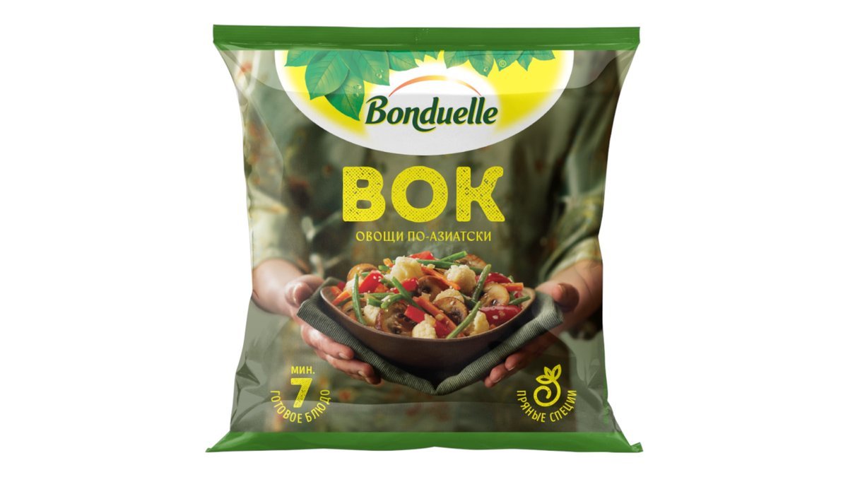Смесь овощная Bonduelle вок зам 400 г пакет