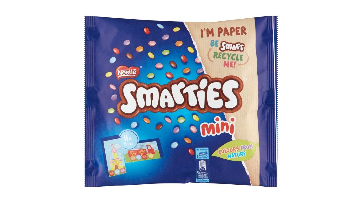 Smarties mini chokolade 11-pak, Nestle