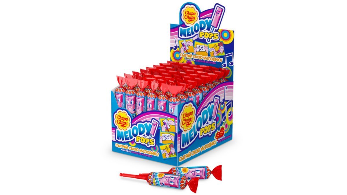 Карамель Chupa chups мелодипопс фрукт 15 г