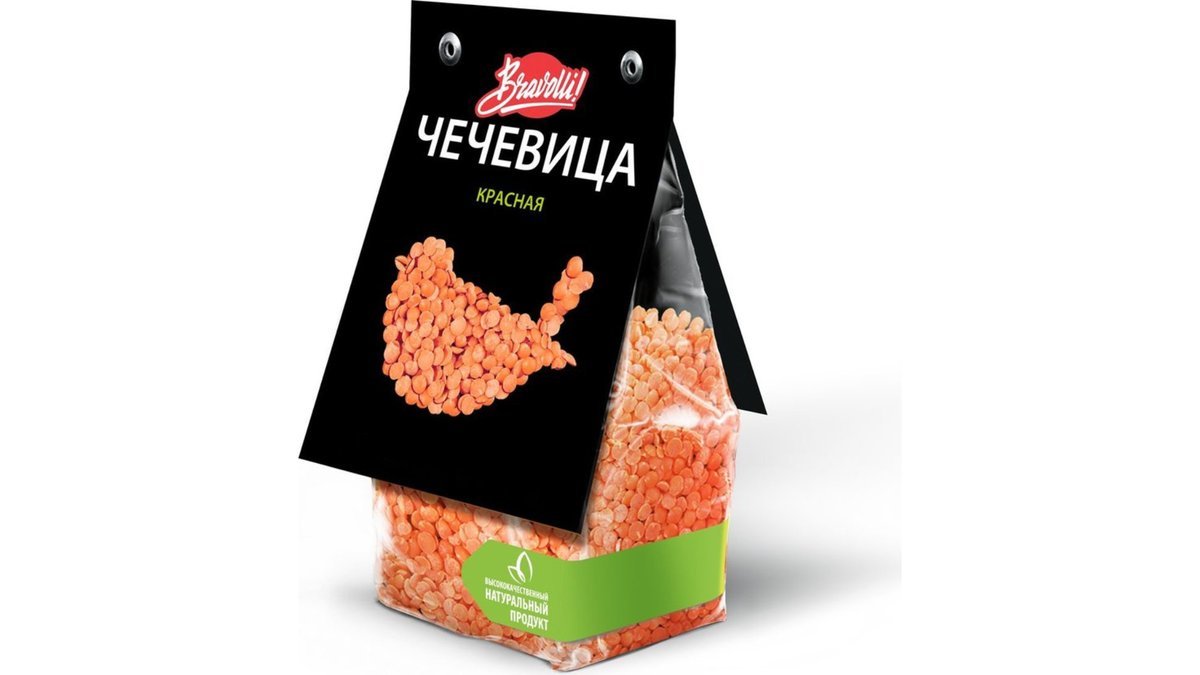 Крупа Ярмарка чечевица красная платинум, 350 г