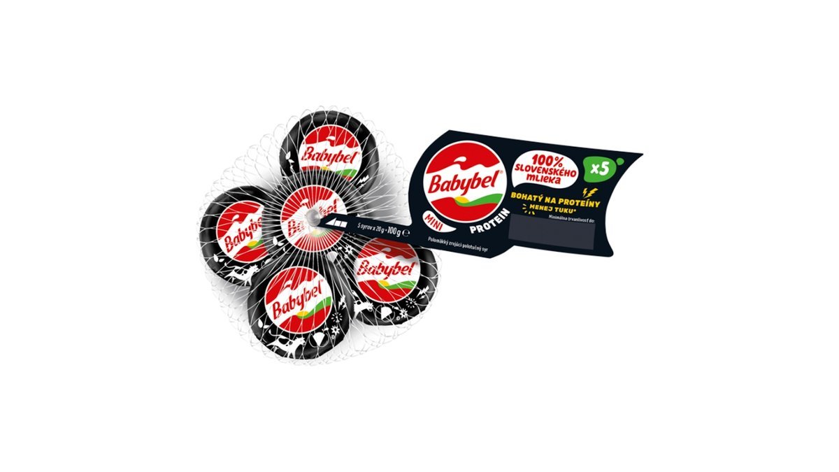 Babybel Mini protein, 5 x 20 g