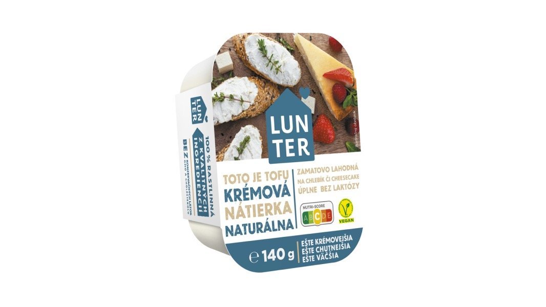 Lunter Tofu krémová nátierka naturálna, 140 g