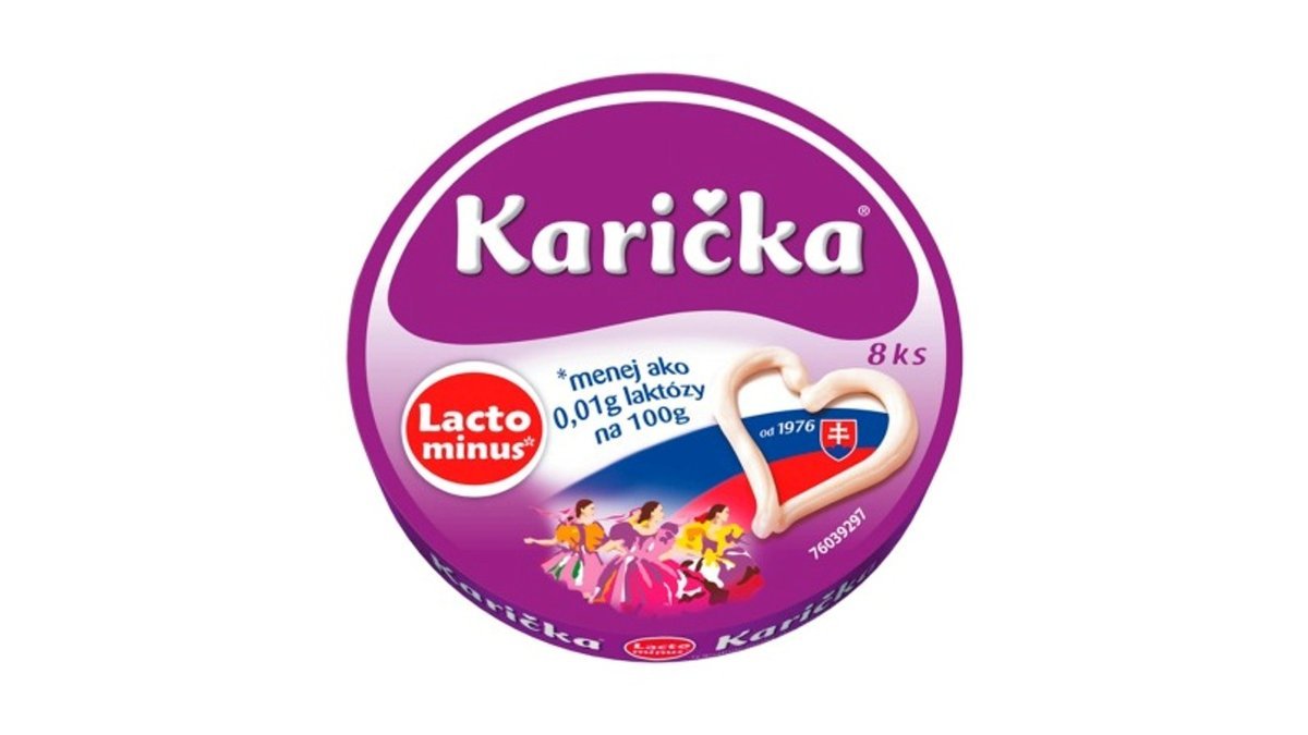 Karička Lacto mínus tavený syr, 120 g