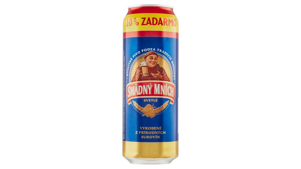 Smädný Mních, pivo konzumné svetlé, 0,55 l