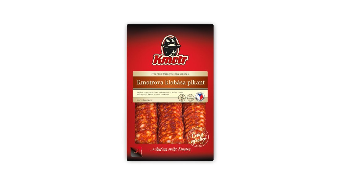 Kmotr Kmotrova klobása pikant, 75 g