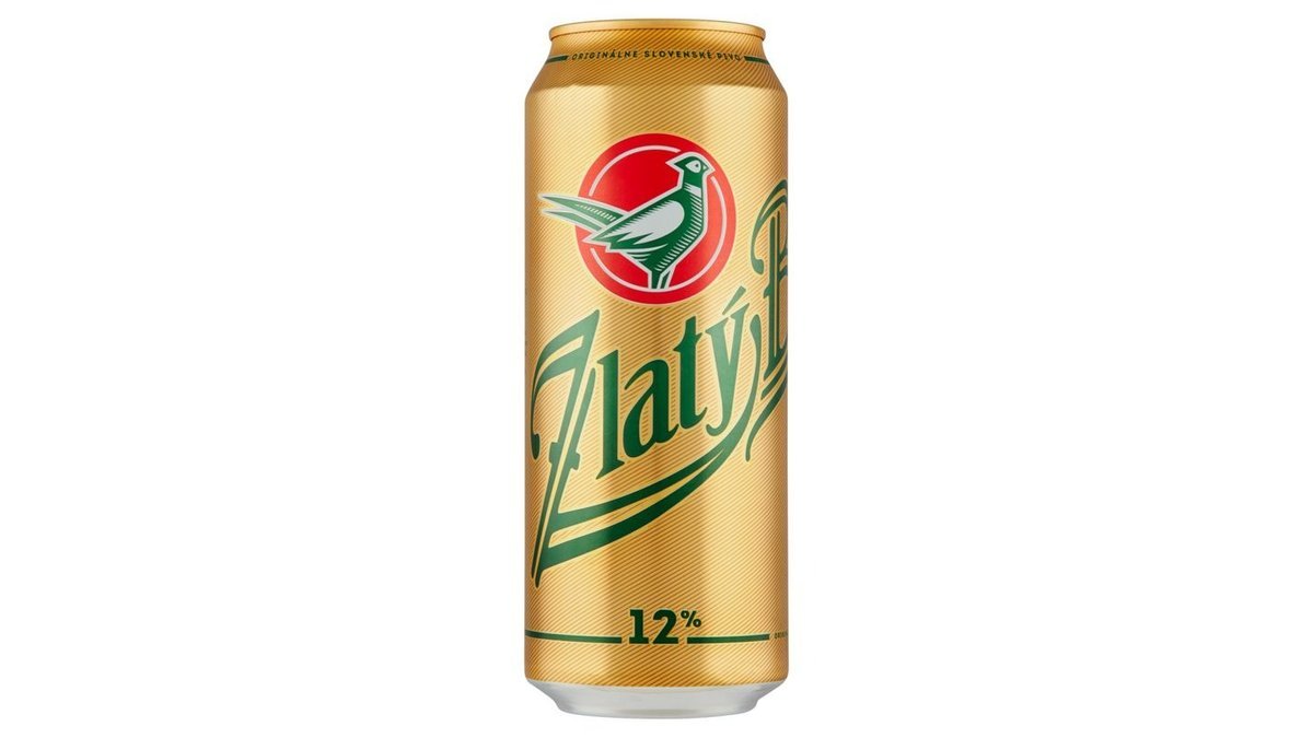 Zlatý Bažant 12°, pivo svetlé, 0,5 l
