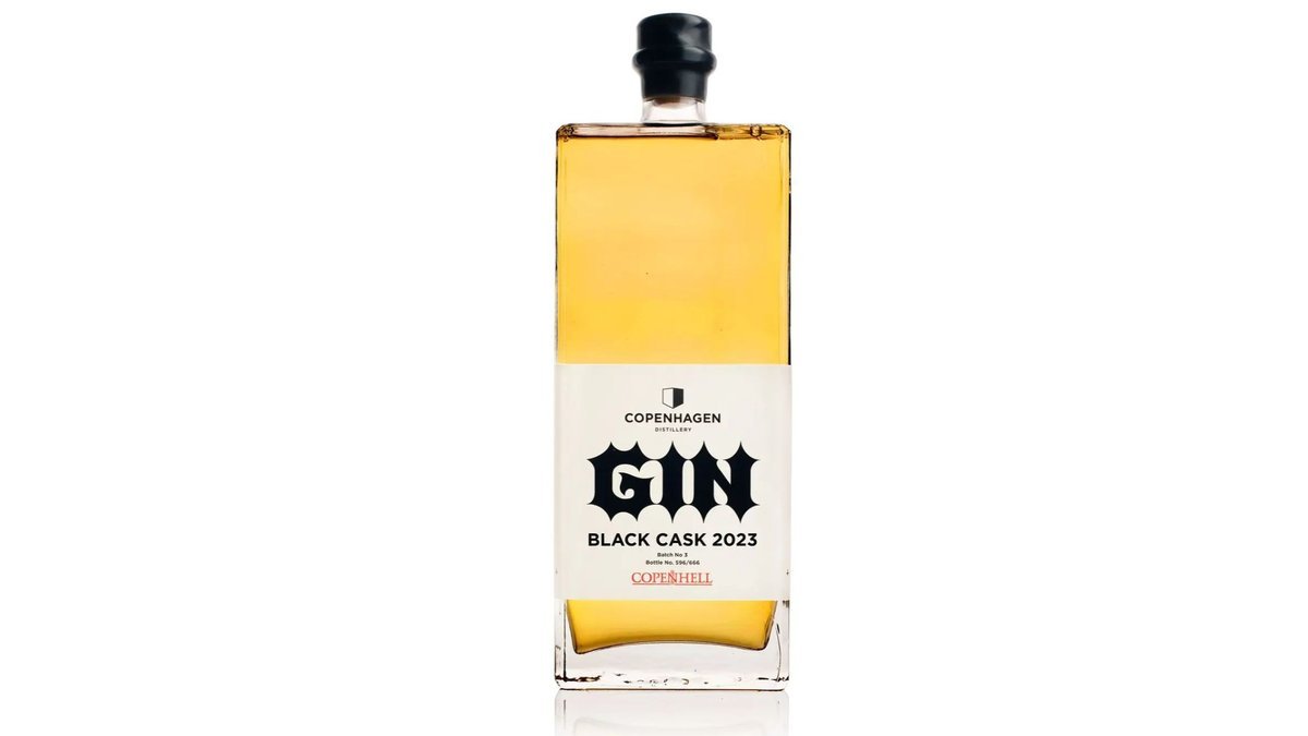 Black Cask Copenhell Gin 45% øko. Copenhagen Distillery 500 ml