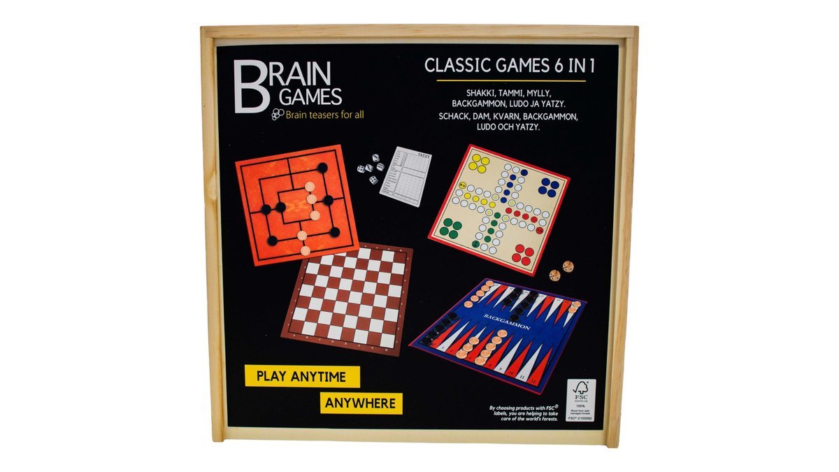 Brain Games Klassikkopelit 6 In 1