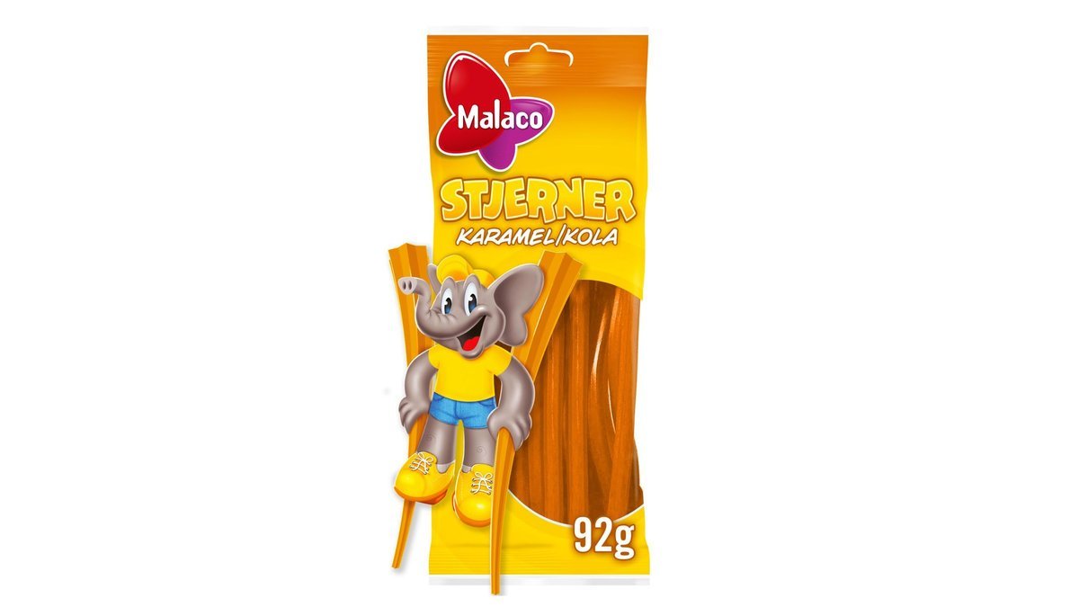 Stjerner m. Karamel, Malaco