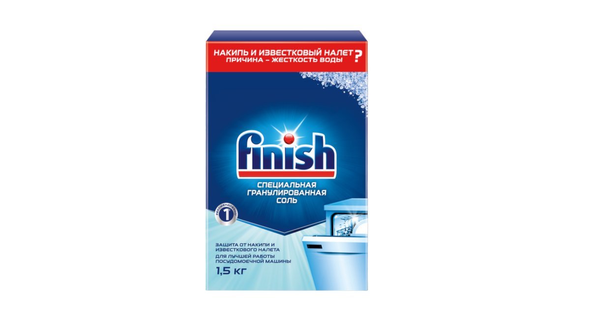 Соль для посудомоечной машины Finish, 1500 г