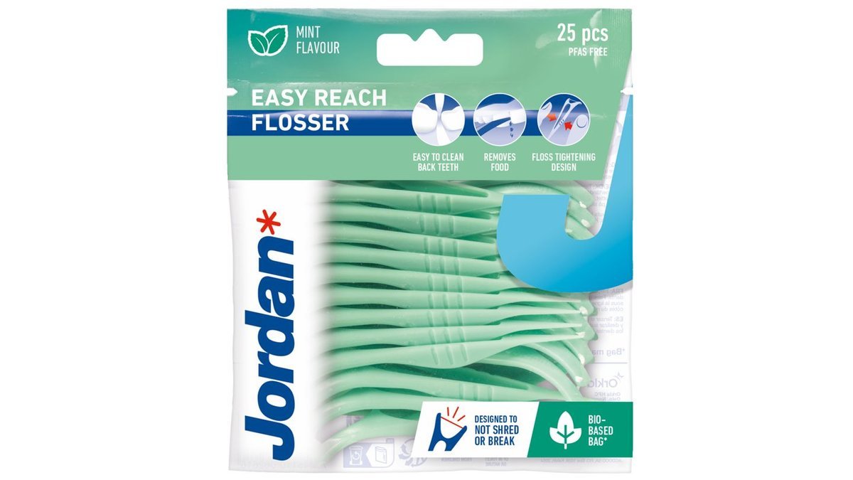 Jordan Easy Reach Flosser hammaslankain 25kpl