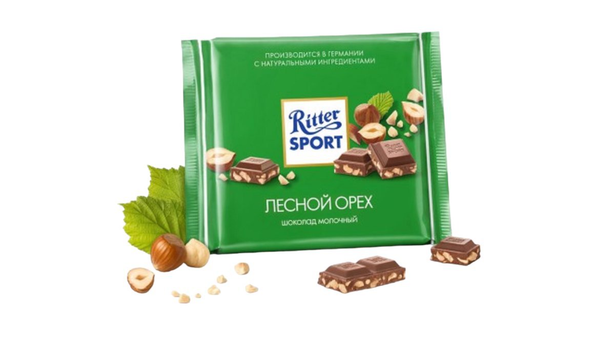 Шоколад Ritter Sport лесной орех 100 г