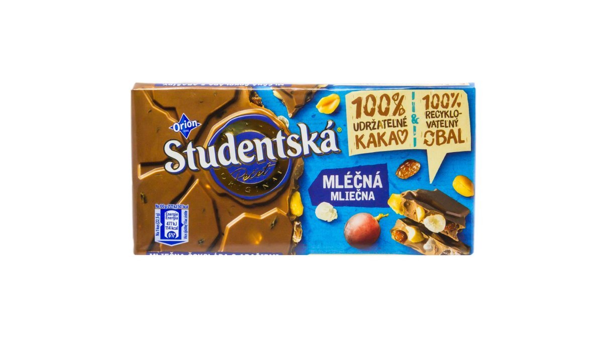 Orion Študentská pečať mliečna, 170 g