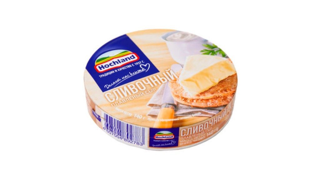Hochland Круг Сливочный Плавленный Сыр, 140Г