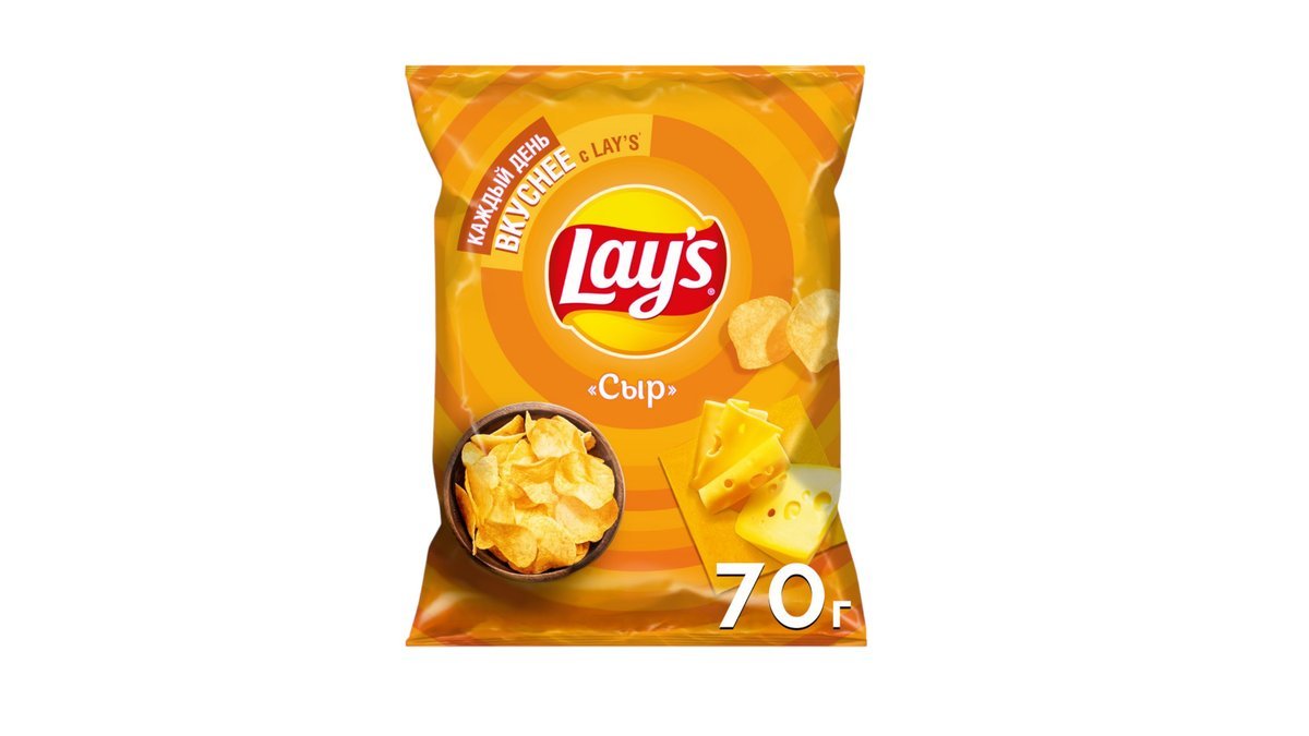 Чипсы Lays сыр 70 г