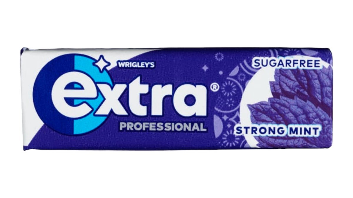 Extra Tyggegummi Strong Mint, 14 g
