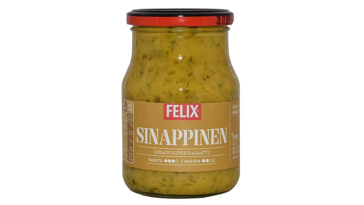 Felix Sinappinen sinappikurkkusalaatti 390g